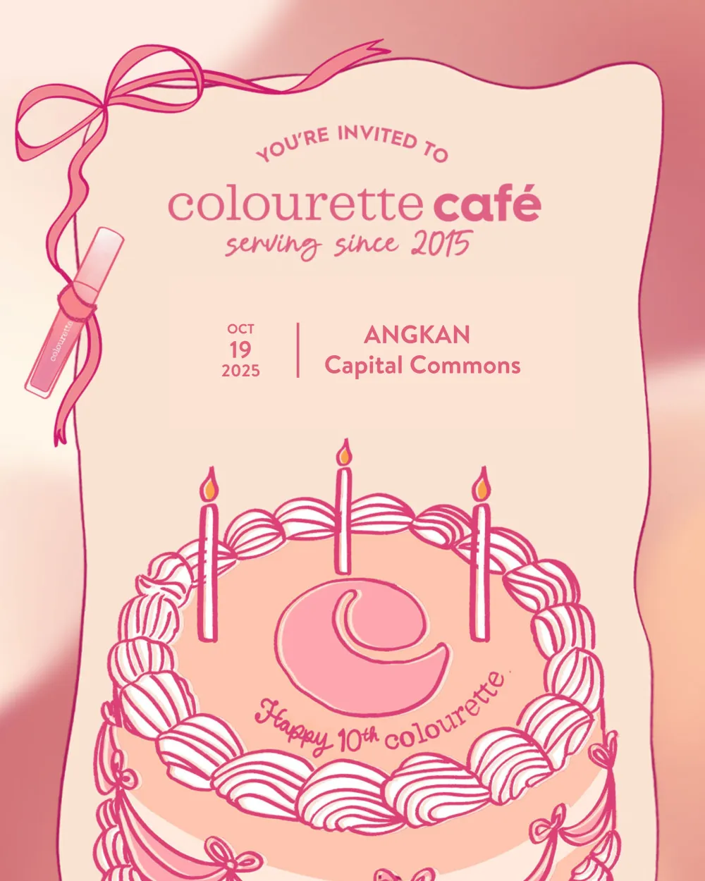 The event poster