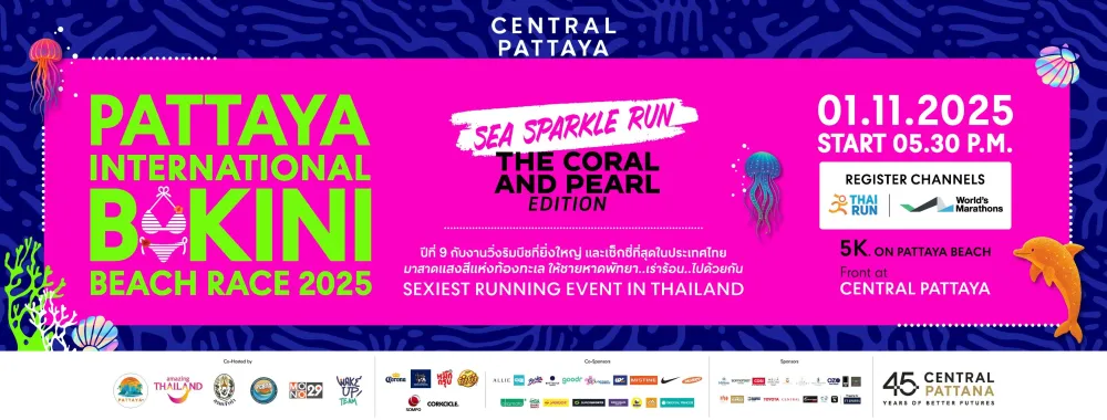Pattaya International Bikini Beach Race 2025: Sea Sparkle Run