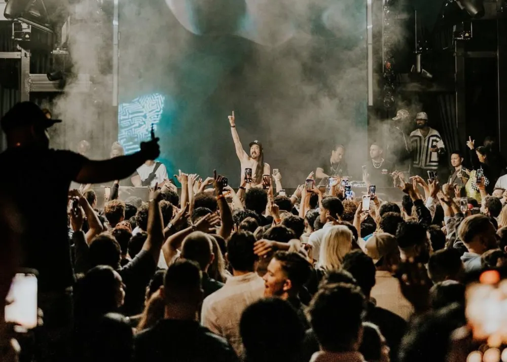 Steve Aoki at a previous performance