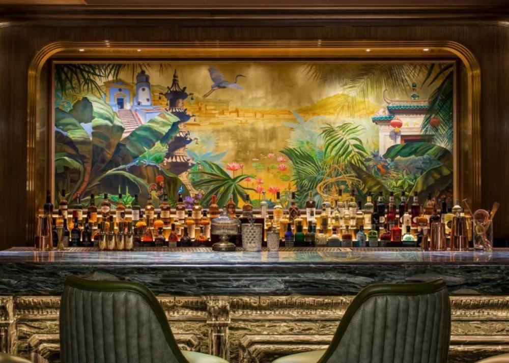 The mural of The St. Regis Bar Macao