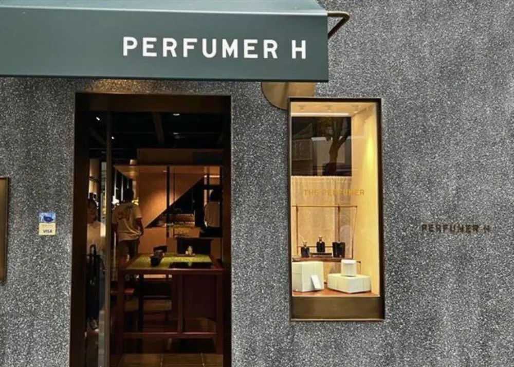 Exterior of Perfumer H Shanghai flagship in French Concession as photographed by The Beat Asia