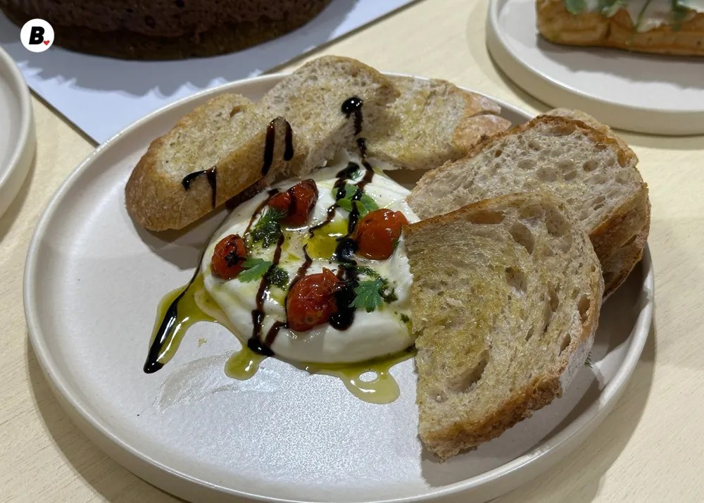 Tomato and Whipped Feta Tartine