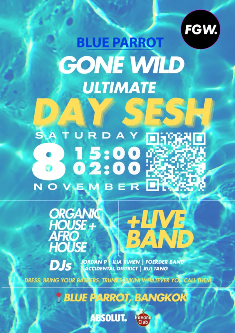 Blue Parrot Gone Wild