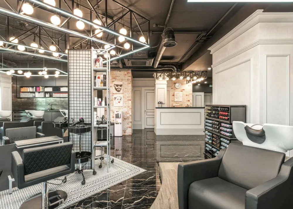Barbershop interior