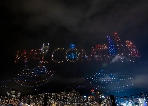 Kerry Hotel Transforms Victoria Harbour with Custom Drone Light Shows