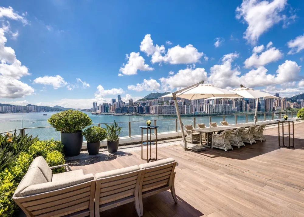 Presidential Suite's private rooftop terrace
