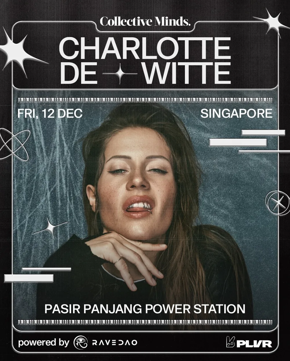 Poster for Charlotte de Witte's set in Singapore this 2025