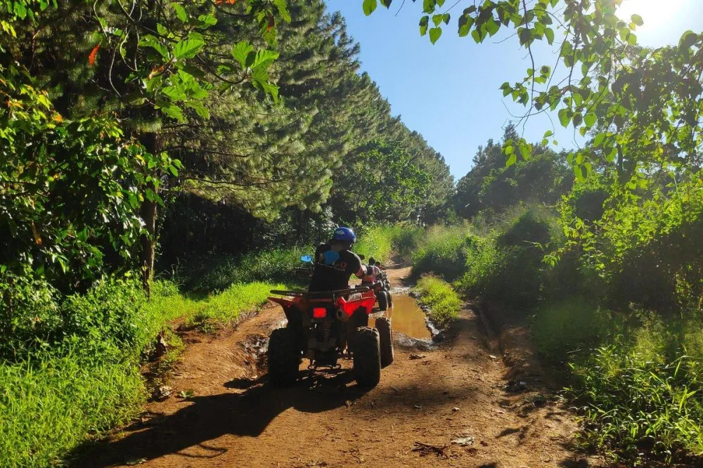 atv ride in mountain