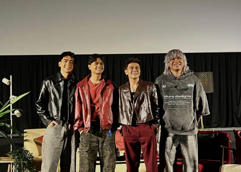 The Juans during the press conference for TAWID