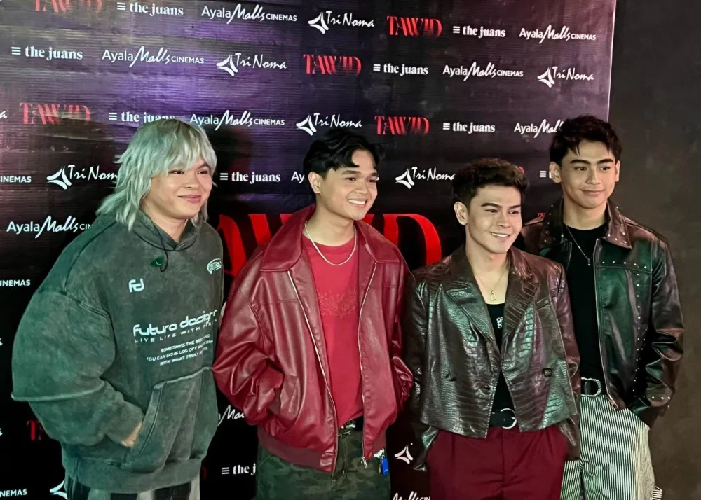 The Juans during the press conference for TAWID