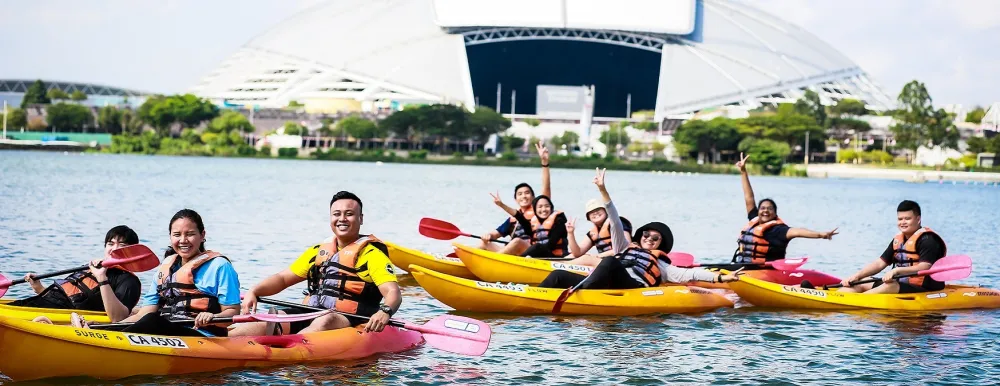 Kayaking and Canoeing at the Water Sports Centre Singapore