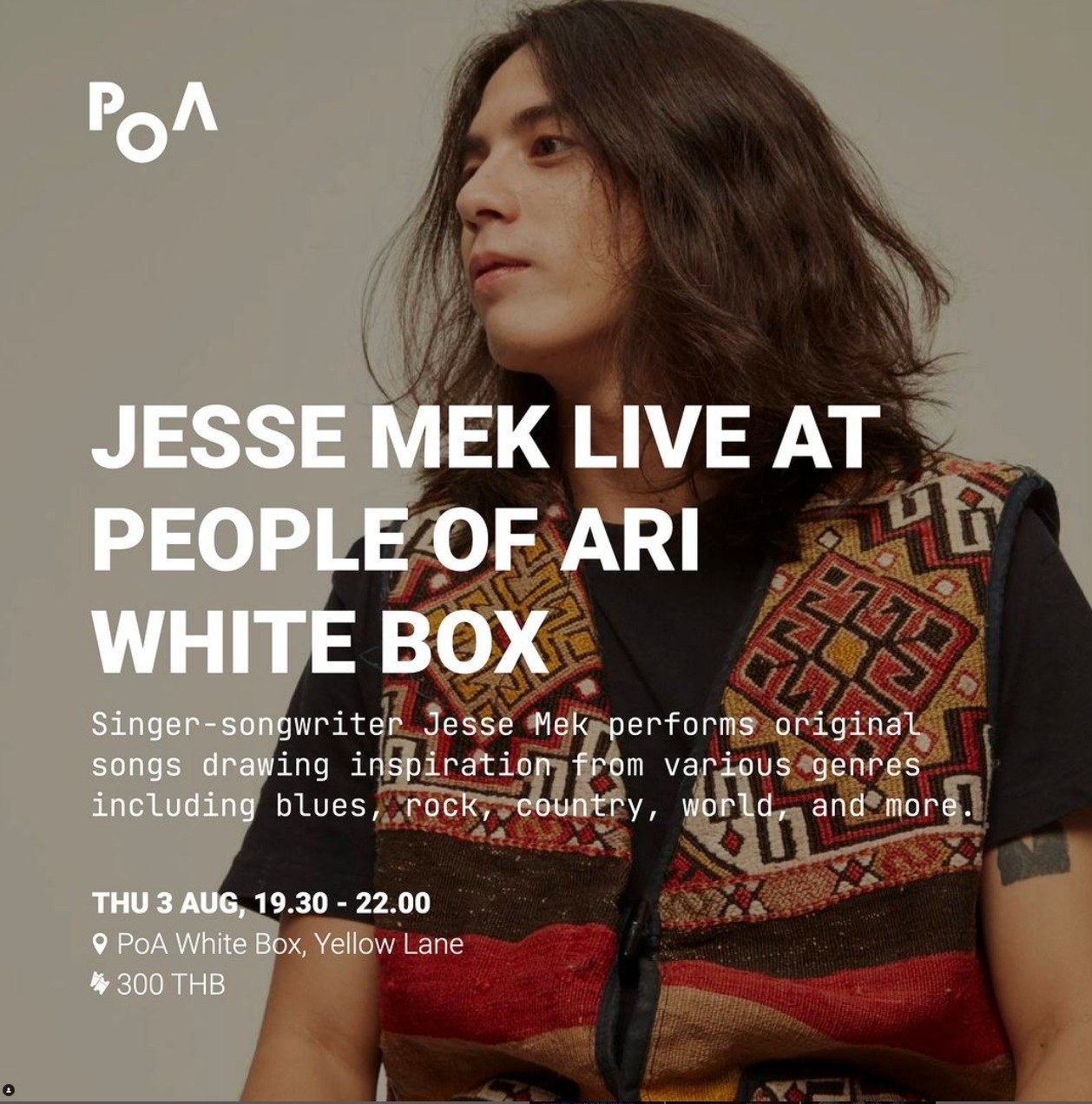 Jesse Mek Live at People of Ari White Box