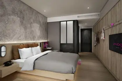 Moxy Hotels Bangkok Ratchaprasong Room Sample Rendering