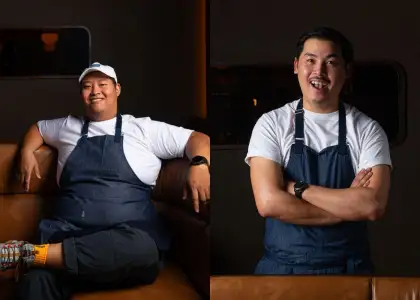 Chef Theo Tomasa and Chef Luqman Hakim Hamzah