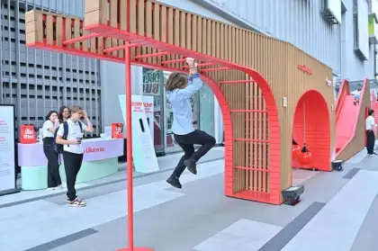 Monkey Bars at the Grown-Up Playground in Bangkok by FPT