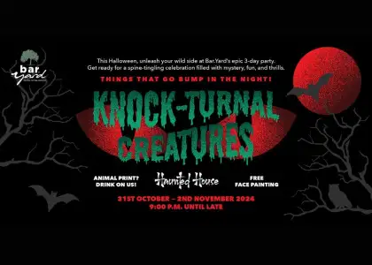 ‘Knock-turnal’ Halloween party at Bar.Yard