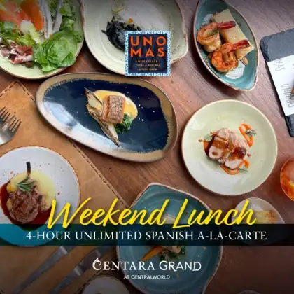 4 Hour Unlimited Spanish Weekend Lunch at UNO MAS