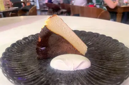 Burnt Cheesecake, Rangoon Tea House