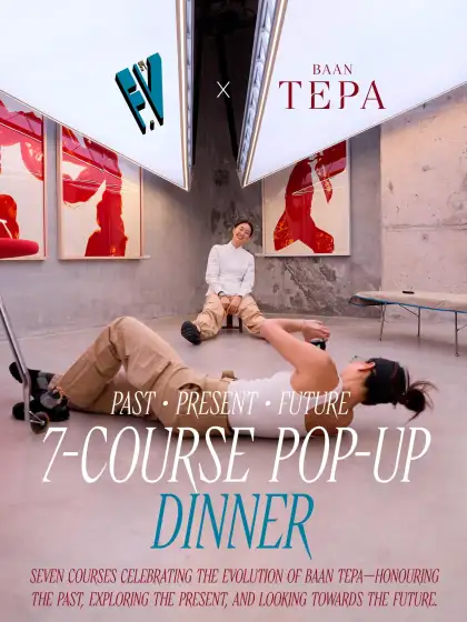 Baan Tepa x FV39 pop-up dinner poster