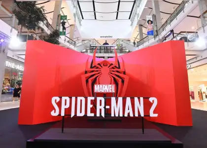The Hype Is Real at Spider Man 2s Game Launch With This Pop up in BKK