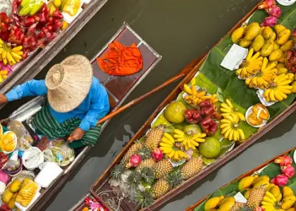 Floating Market Business in Thailand
