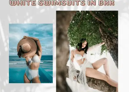 White swimsuit in bkk
