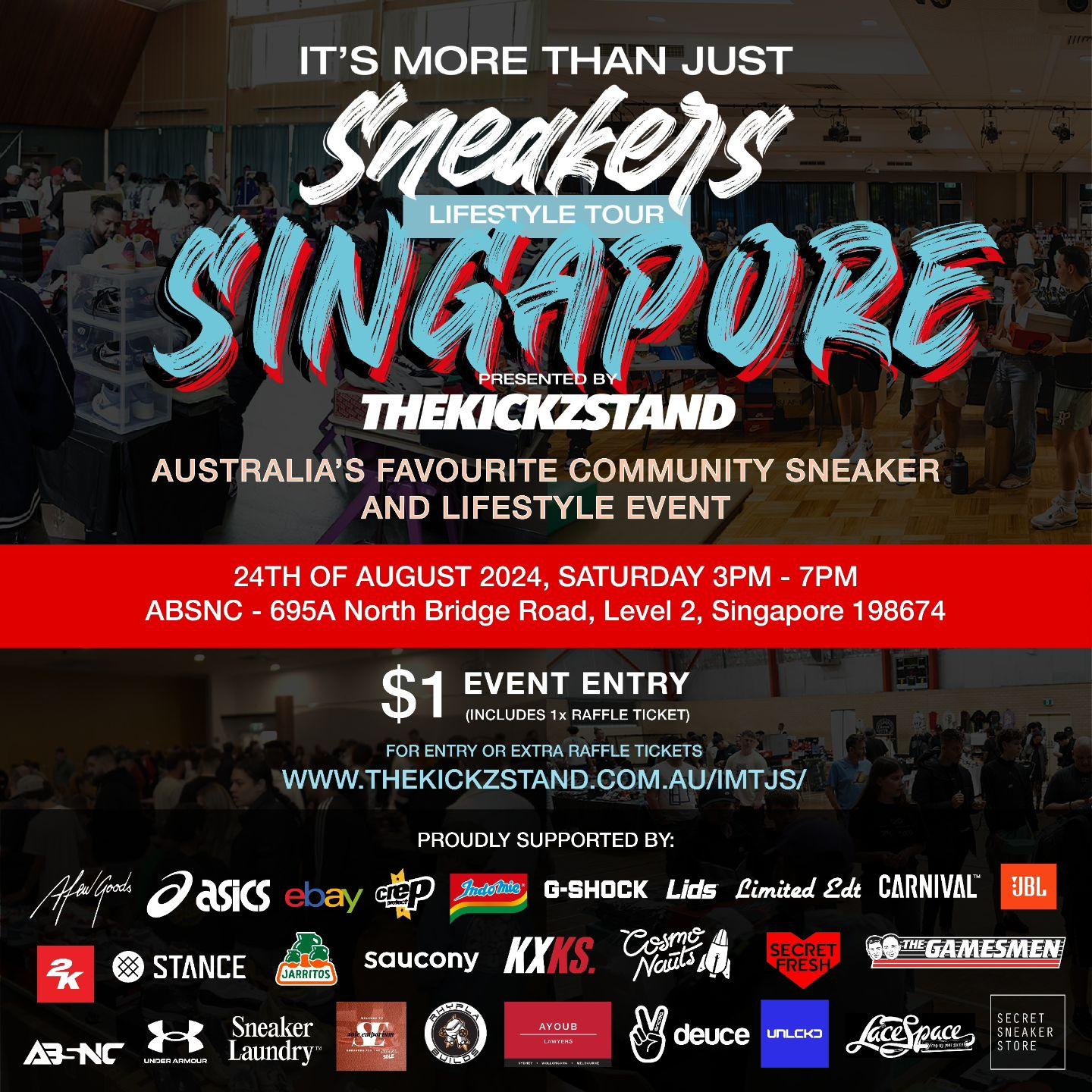 IT’S MORE THAN JUST SNEAKERS 2024 Tour… The Beat Singapore