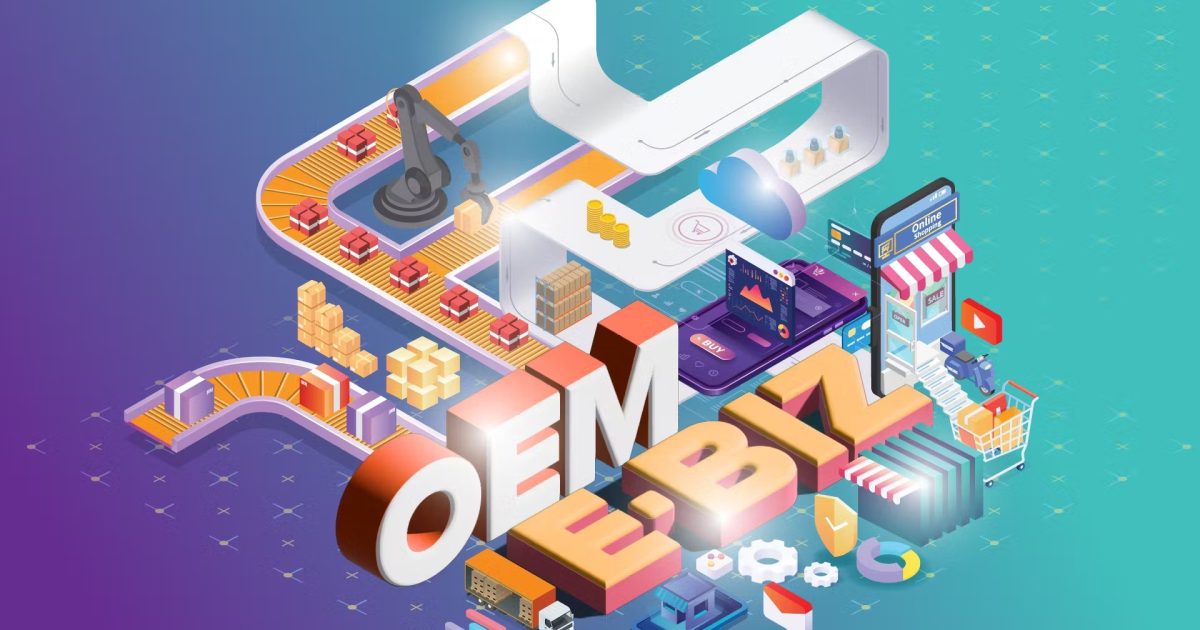 OEM MANUFACTURER EXPO + E-BIZ EXPO logo