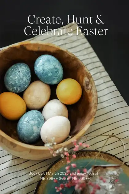 Easter Egg Hunt at Baan Dusit Thani