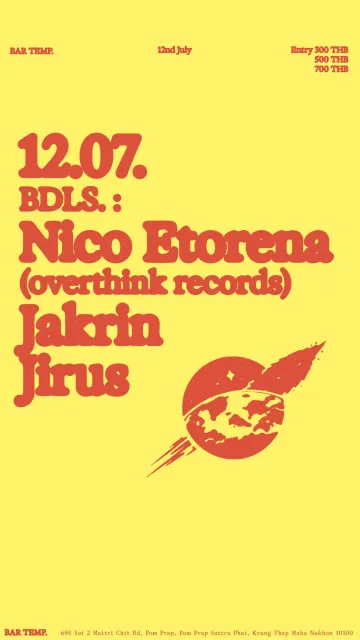 Bar Temp Presents BDLS Nico Etorena