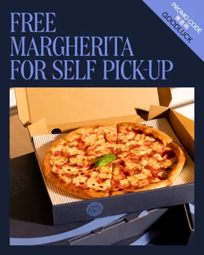 Complimentary Margherita 12 Off A la Carte