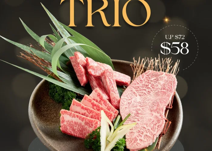 Kurokis Wagyu Trio for 58