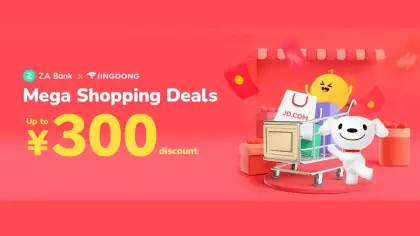 ZA Bank x JD com Mega Shopping Deals