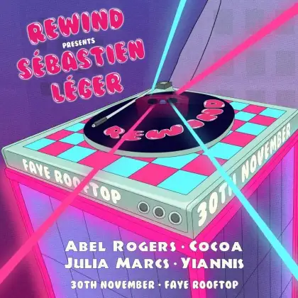 5. Sebastien Leger: Live Recorded Set at Faye Rooftop