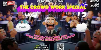6. Backstage Comedy Presents: The Crowd Work Special
