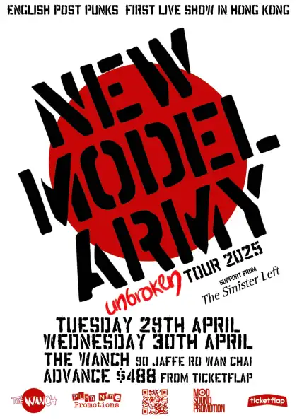 8 New Model Army Live in Hong Kong