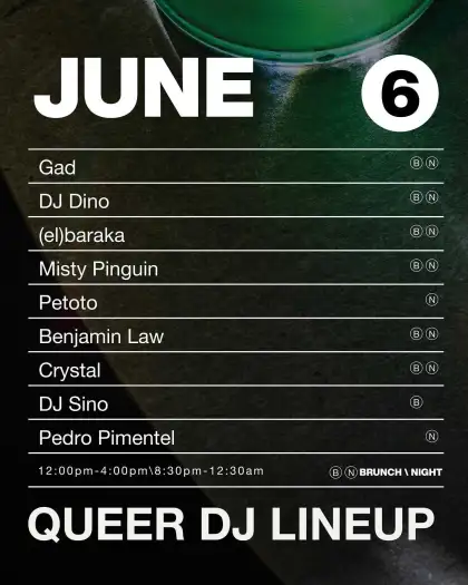 1 Avoca Hong Kong's Queer DJ Lineup for PRIDE Month