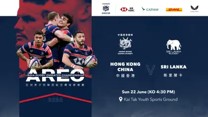 9 Asia Rugby Emirates Men’s Championship – Hong Kong China vs Sri Lanka