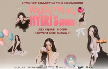 2025 Hyeri Fanmeeting Tour Welcome to Hyeris Studio in Hong Kong