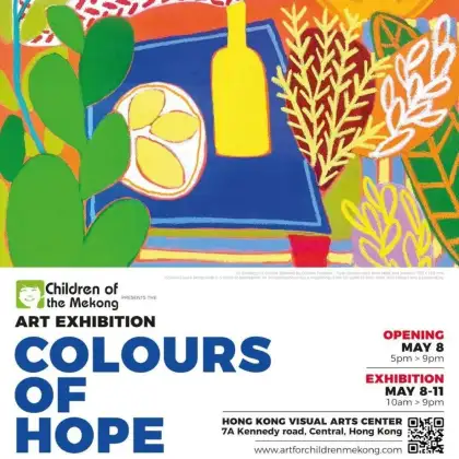 Colours of Hope Gordon Hopkins Invitation