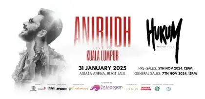 Hukum Anirudh Live In Kuala Lumpur