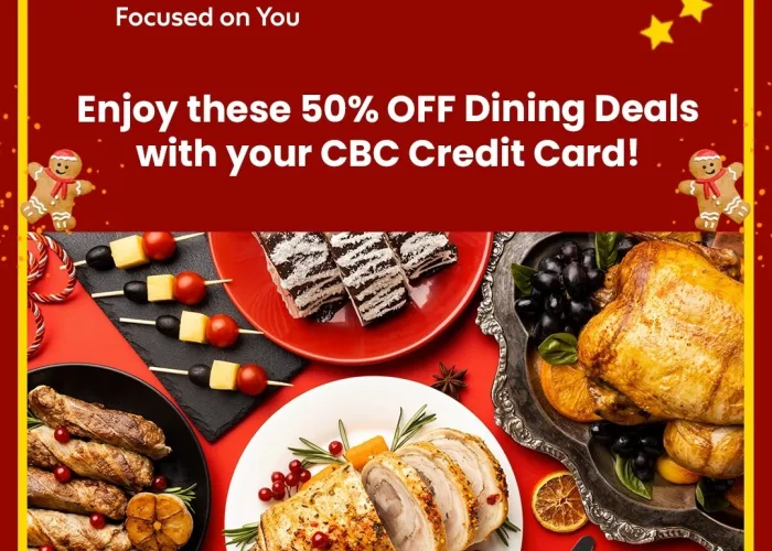Chinabank Credit Card 50 OFF Dining Deals