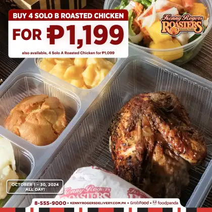 Kenny Rogers Four Solo B Classic Roasted Chicken Promo