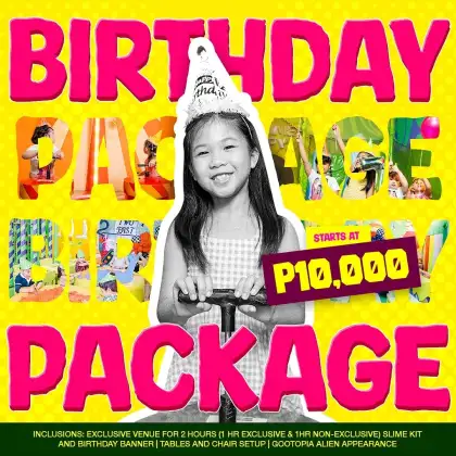 Gootopia Birthday Package