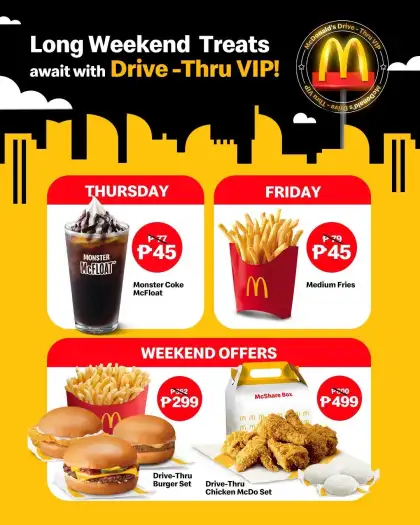 Mc Donalds Drive Thru VIP Deals