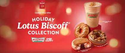 Krispy Kreme Holiday Lotus Biscoff Collection