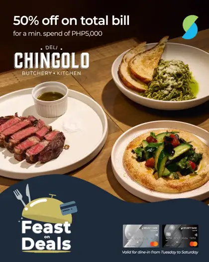 50 OFF at Chingolo with Security Bank