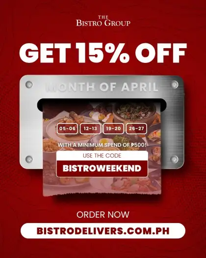 The Bistro Group Get 15 OFF for April