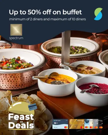 Up to 50 off on Spectrum Buffet x Security Bank
