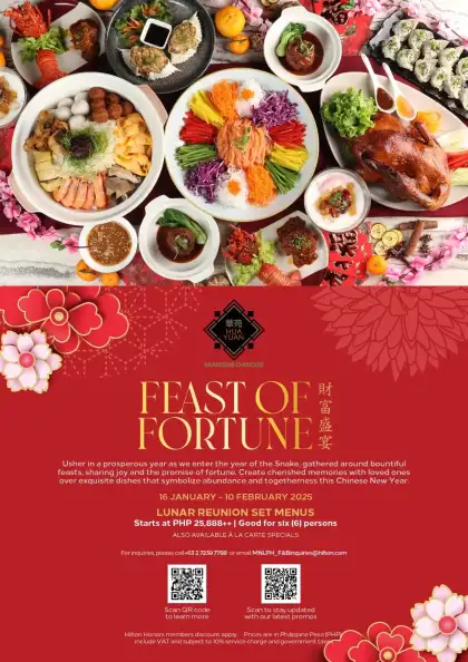 Hua Yuan Feast of Fortune Lunar Reunion Set Menus